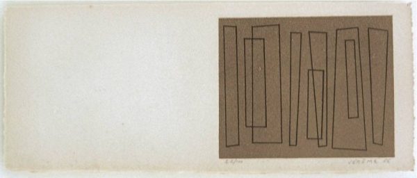 1956 : Sans titre   (11,3 x 28 cm : Lithographie)