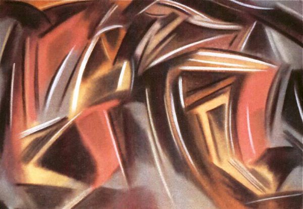 1959 : Sans titre   (48,3 x 63,5 cm : Pastel)