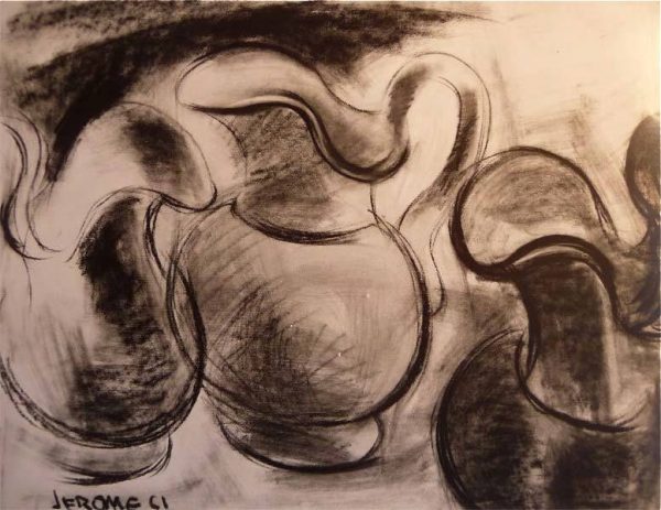 1961 : Sans titre, étude    (Pastel)