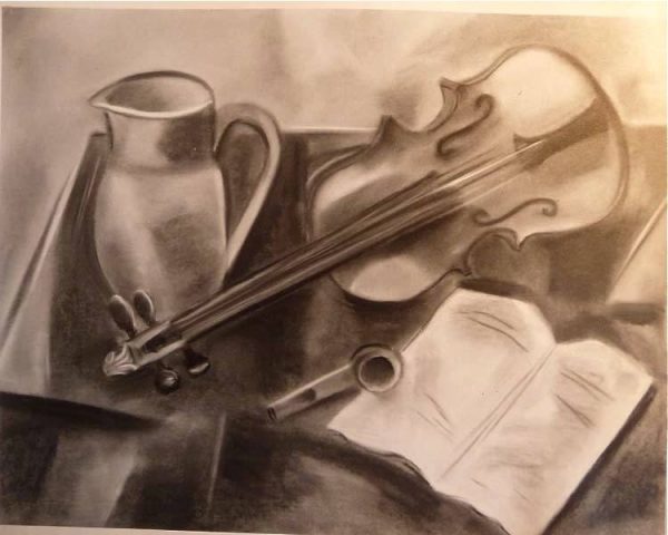 1961 : Sans titre, étude    (Pastel)