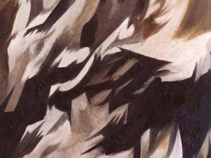 1962 : Arabesque nouée   (121,9 x 109,7 cm : Huile sur toile)