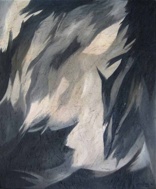 1962 : Echelles des heures   (100 cm x 80 cm : Huile sur toile)