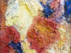 1966 : Sans titre (Mixte sur toile)