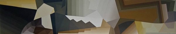 1983 : Tabrtz   (38,1 x 182,9 cm : Acrylique sur toile de lin)