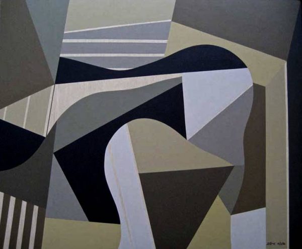 1986 : Sans titre   (43,5 x 52,4 cm  : acrylique sur carton)