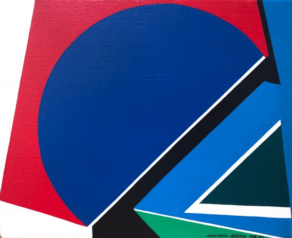 1993 : Chanson (22,8 x 28 cm : Acrylique sur toile de coton )