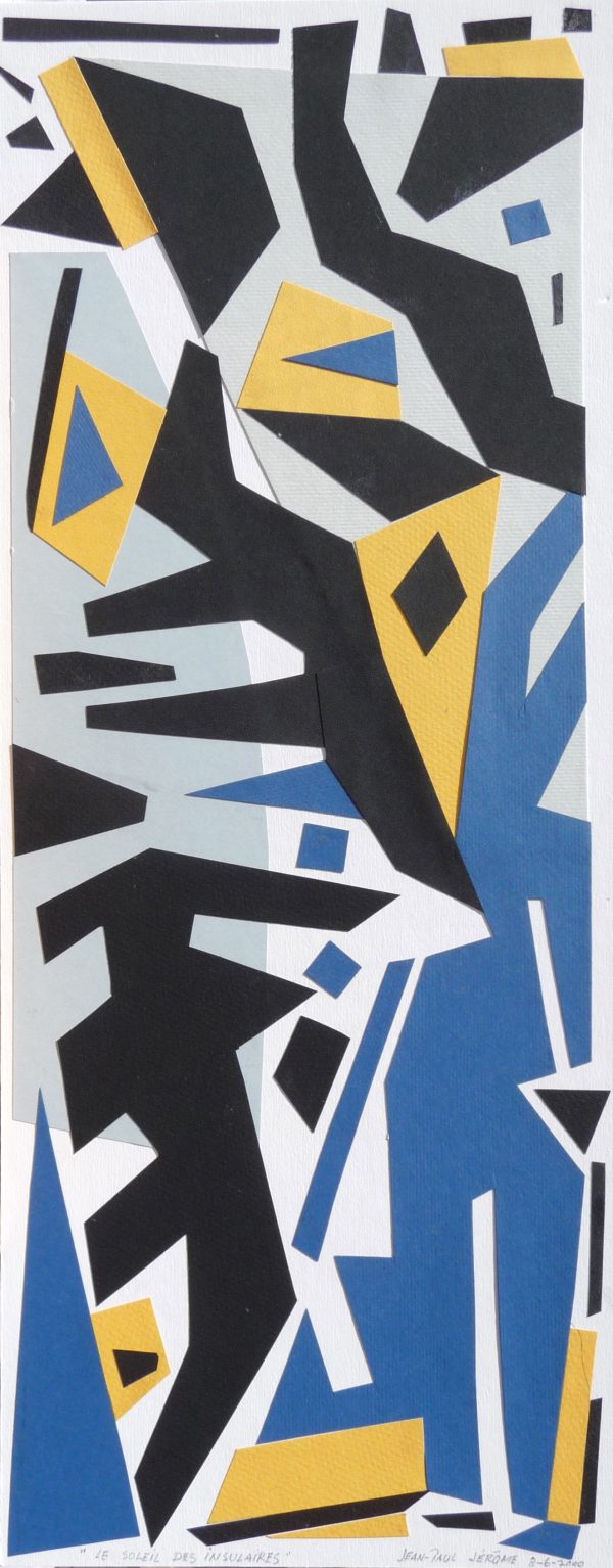 2000 : Le soleil des insulaires (50,8 x 20,3 m : Découpage collage)