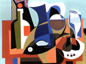 2000 : Nature morte au poisson noir (40,6 x 50,8 cm : Acrylique sur toile de coton) 2000 : Nature morte au poisson noir (40,6 x 50,8 cm : Acrylique sur toile de coton)