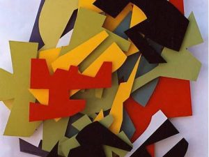 2002 : Le printemps chante (165,1 x 134,6 cm : Grand relief en bois peint) 2002 : Le printemps chante (165,1 x 134,6 cm : Grand relief en bois peint)