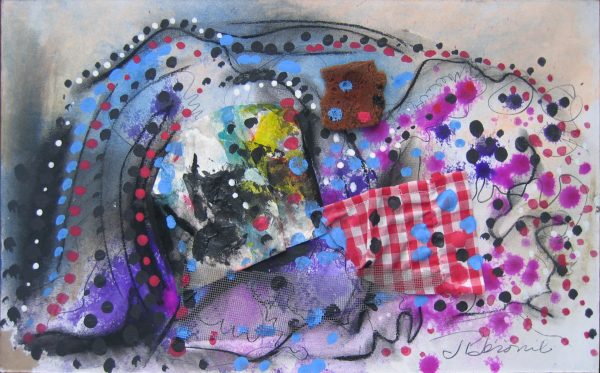 1990 : Rubicon 2 (26,3 x 43,8 cm : Collage mixte)