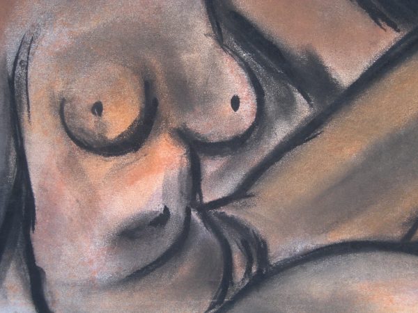 1990 : Sans titre, détail (31,7 x 45,7 cm : Dessin pastel sur carton)