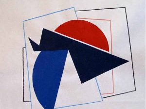 1996 : Couleurs et lignes   (24,1 x 24,1 cm : Acrylique sur papier)