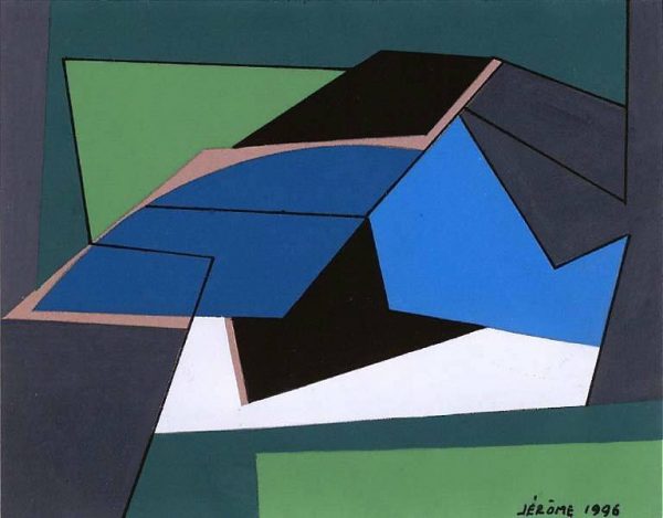 1996 : Vent du Ciel 15   (10,2 x 12,7 cm : Acrylique sur carton)