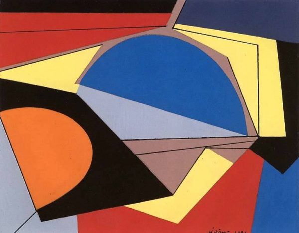 1996 : Vent du Ciel 19   (10,2 x 12,7 cm : Acrylique sur carton)