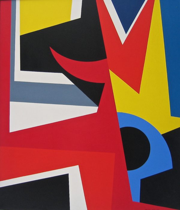 1995 : Foudre-royal ( 101,6 x 86,4 cm : Acrylique sur toile de coton)