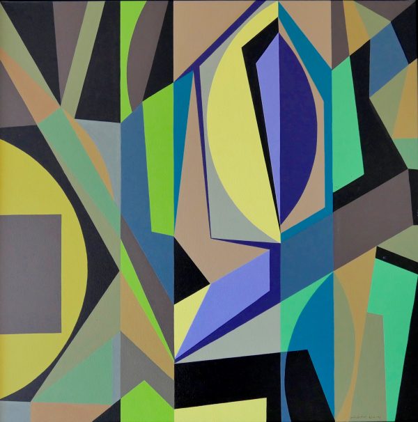 1999 : Prisme treize (61 x 61 cm : Acrylique sur toile de coton)