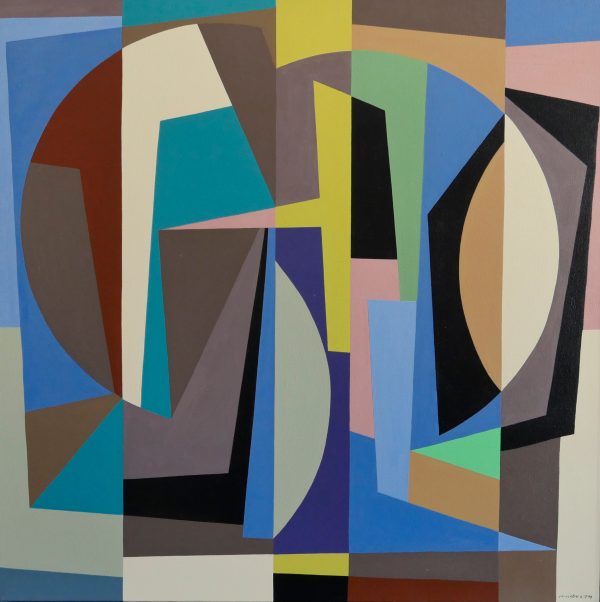 1999 : Prisme-quatorze   (61 x 61 cm : Acrylique sur toile de coton)