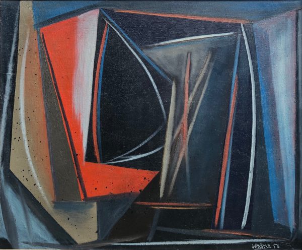 1956 : Sans titre (76,8 x 92 cm : Huile sur toile)