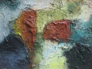 1966 : Au lever du jour   (81 x 65 cm / 25 figure : Mixte sur toile)