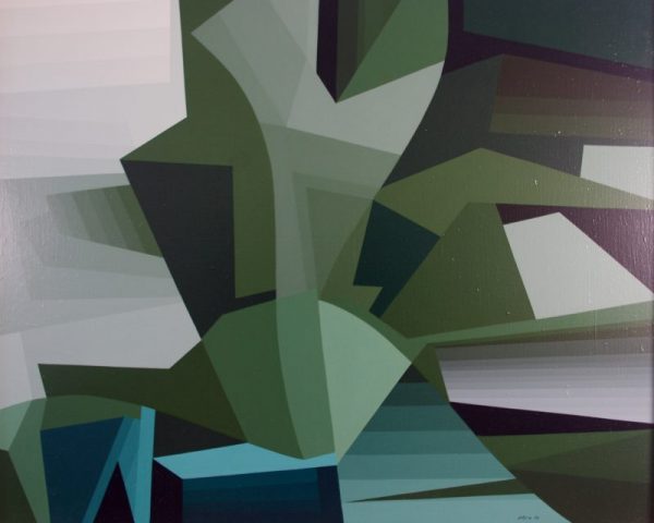 1983 : Choctawas (64,8 x 80,6 cm : Acrylique sur toile de lin)