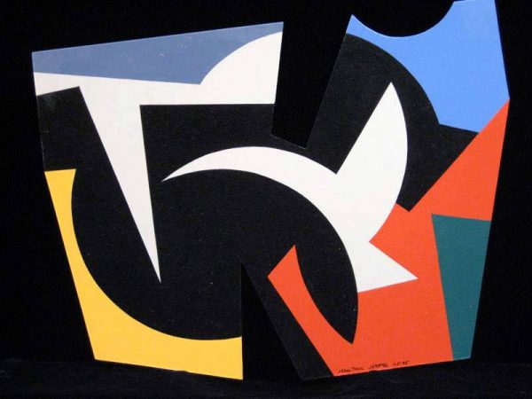 1995 : Acrylique sur carton découpé