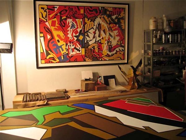 2004 : Ivresse de la vie, vue en atelier  (Vue en atelier)