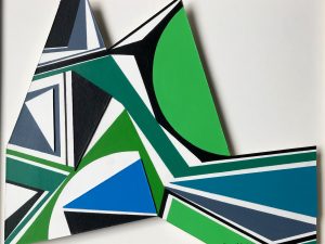 1993 : Les armes du roi (22,8 x 27,9 cm irrégulier : Acrylique sur carton découpé) 1993 : Les armes du roi (22,8 x 27,9 cm irrégulier : Acrylique sur carton découpé)