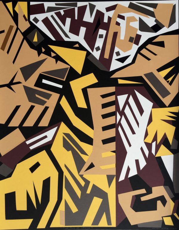 2000 : Le pays de Vénus (101,6 x 81,3 cm : Découpage collage)