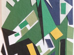 2000 : Un jour de l'histoire (29,2 x 18,4 cm : Découpage collage)