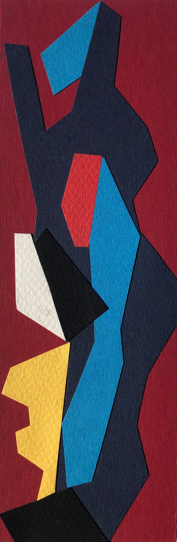 2004 Carton 3 (19 x 6,3 cm : papier découpé collé sur carton)