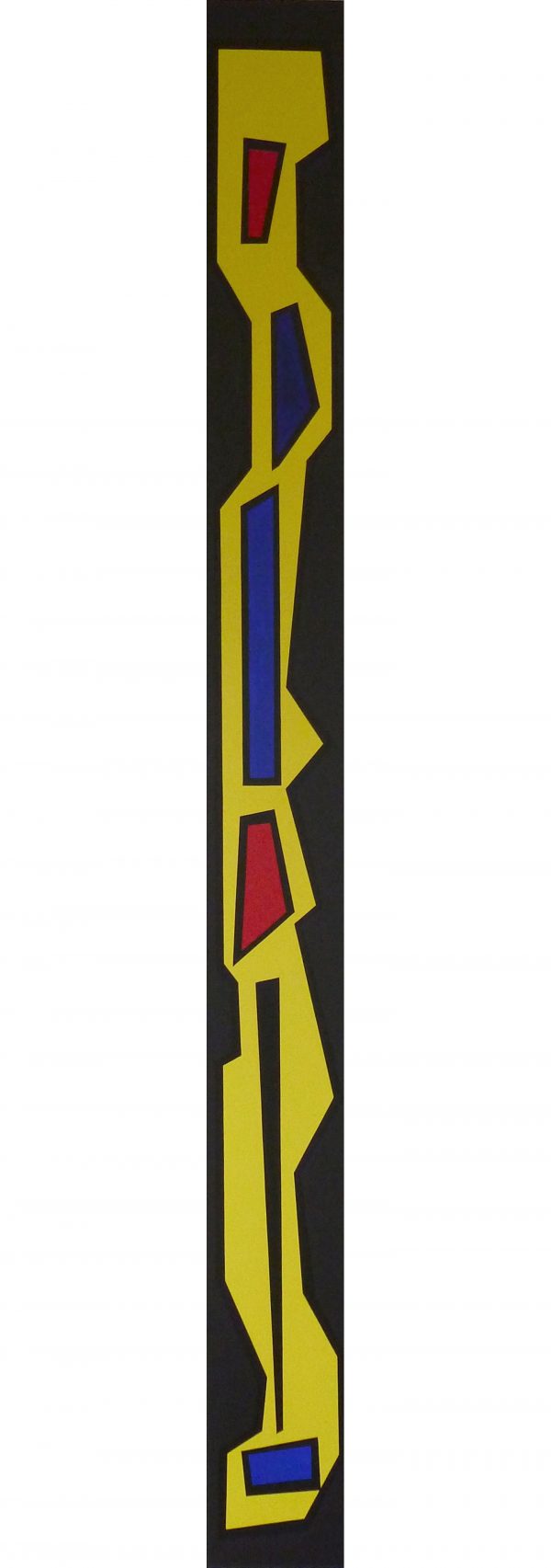 2004 : L'élan jaune (304,8 x 30,5 cm : Acrylique sur toile de coton)