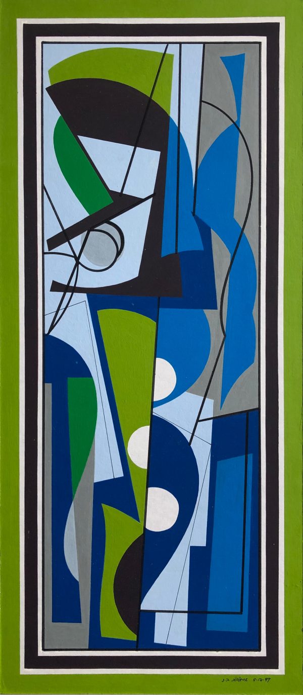 1997 : Rectangle des cristaux (51,1 x 22,5 cm : Acrylique sur carton)