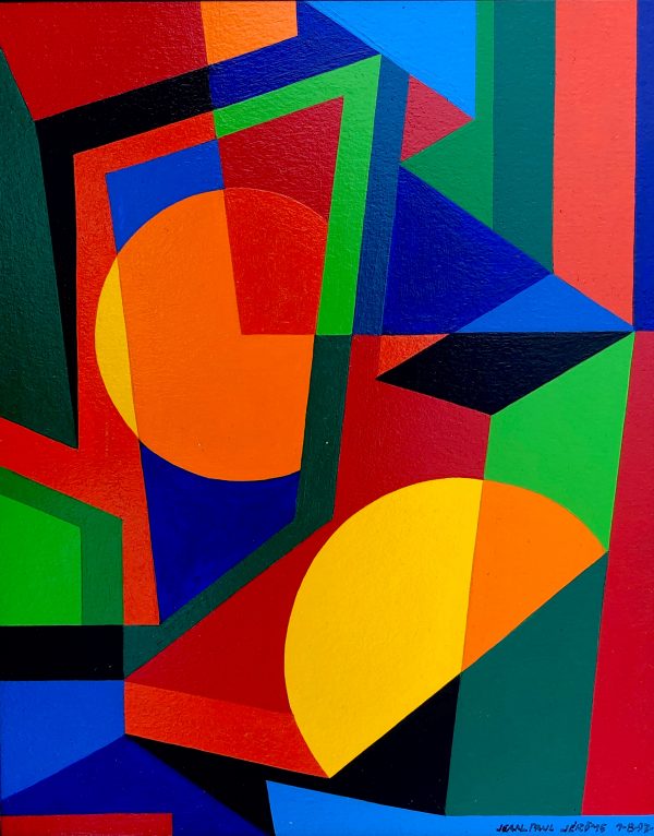 1993 : Planètes (25,4 x 20,3 cm) : Acrylique sur carton)