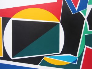 1993 : Les ouvertures de lumière-Deux (121,9 x 152,4 cm (80 figure) : Acrylique sur toile de coton ) 1993 : Les ouvertures de lumière-Deux (121,9 x 152,4 cm (80 figure) : Acrylique sur toile de coton )