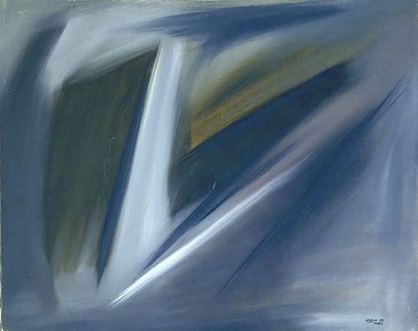 1957 : Songe (Collection Musée national des beaux-arts du Québec, No d'accession 1958.288, © Succession Jean-Paul Jérôme, Photographe: MNBAQ) (64,8 x 80,8 cm : Huile sur toile)