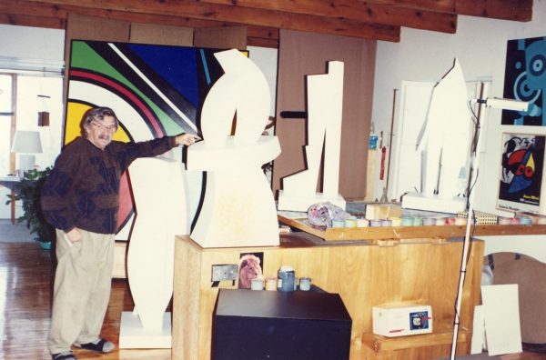 1992 : Jean-Paul Jérôme et sculptures à peindre